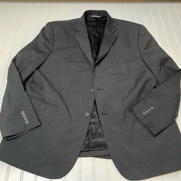 Nautica Blazer Mens 48R Gray Wool Blend Suit Jacket Sport Coat - Picture 1 of 3